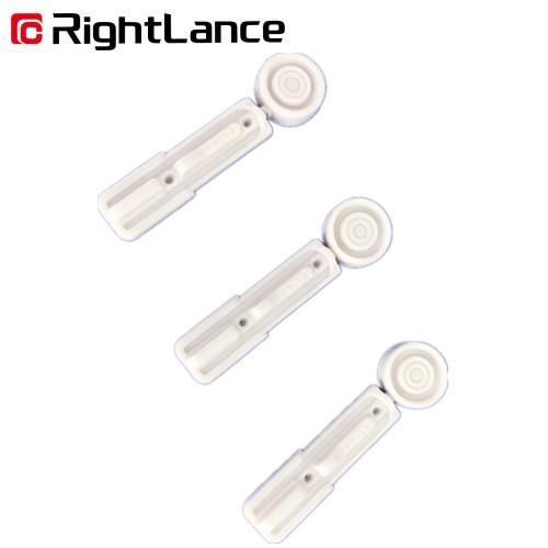 Quality 1.8mm 30G Glucose Meter Parts Reusable Lancet Device With Safety Cap for sale