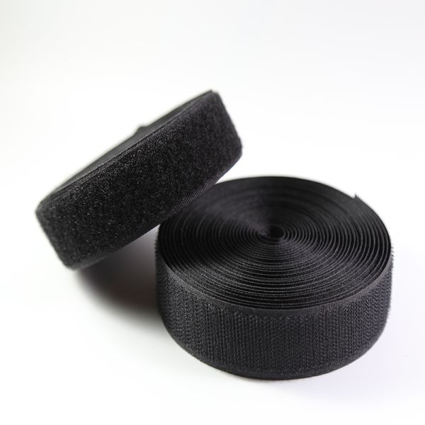 wholesale solid color black and white hook & loop for sewing clothes magic sticks