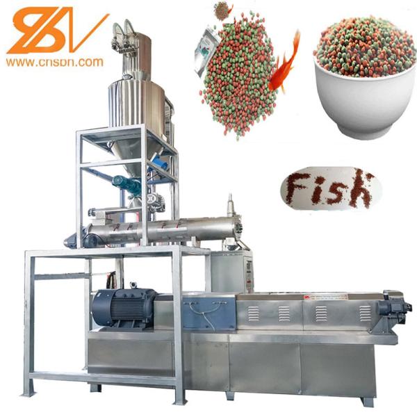 Quality Automatic Aquatic Fish Food Making Extruder Machine Customizable for sale