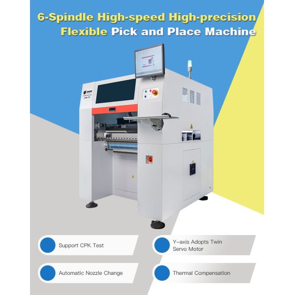 High Speed Automatic Pick And Place Machine For Mounting 18400CPH