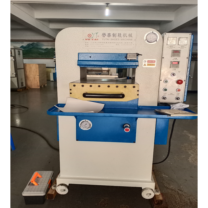120Ton Inteligent Hydraulic Vamp Upper PU Leather Bag LOGO Heat Press Leather Embossing Machine