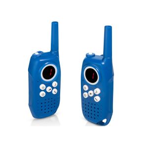 ABS Material Rechargeable Walkie Talkies With Clear Button And Flashlight