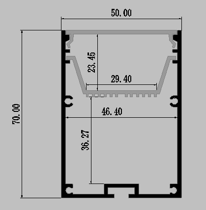 60% Energy Saving LED Linear Light Quick Response With Solid Light Source