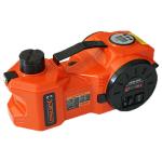 Multi-functional electric-hydraulic jack with wrench and lithium battery tool