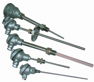 China WREK-401 402 Easy mounting flange type sheathed thermocouple, E type thermocouple on sale