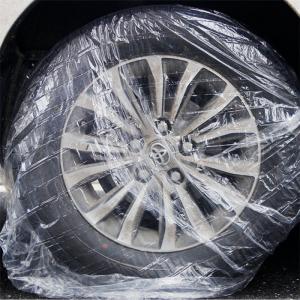 China Custom Clear LDPE Plastic Bags , Tire Storage Bags 38x42 Inch 30 Micron on sale