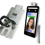 8 Inch Facial Recognition Access Control System Body Temperature Detection