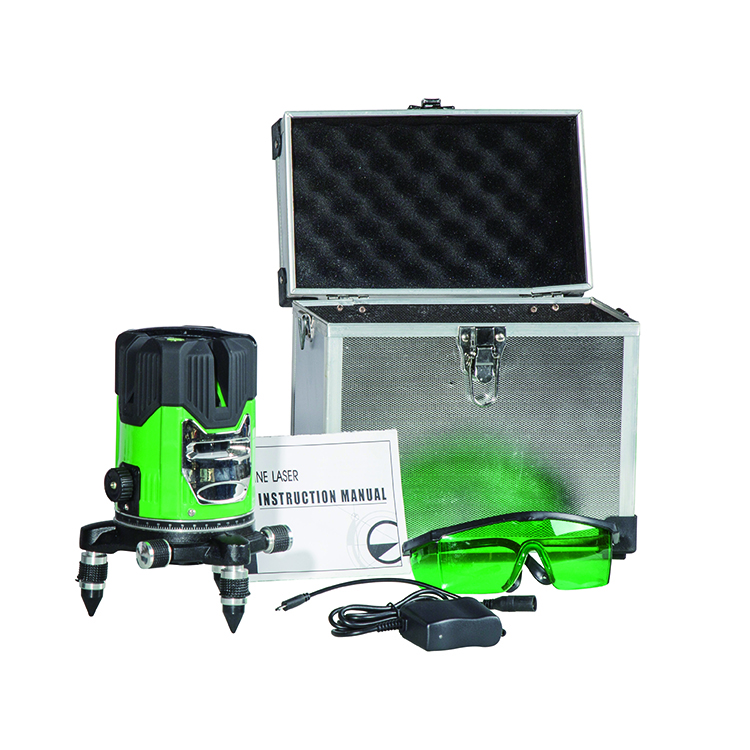 5 Line Multiline Laser Level Self Leveling Green Beam For Tile Ceiling Floor