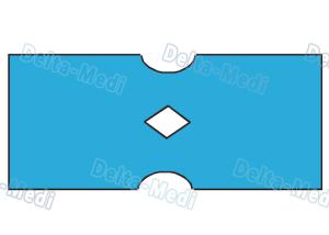 Disposable Sterile Gynaecology / Cystoscopy Drape With Diamond Circular Aperture Plain