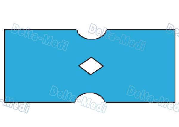 Quality Disposable Sterile Gynaecology / Cystoscopy Drape With Diamond Circular Aperture Plain for sale