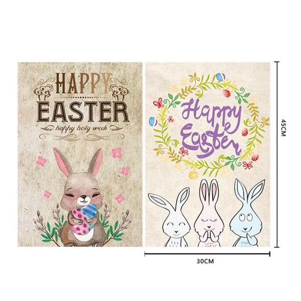 Double Sided OEM Custom Garden Flags Sublimation Printing Front Yard Banners