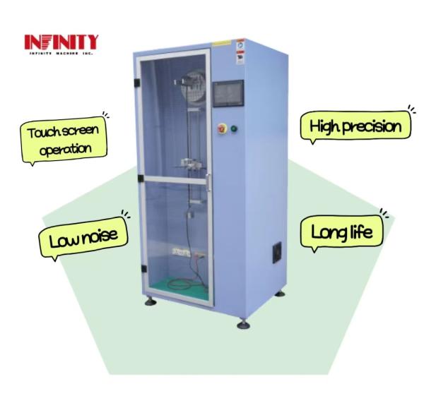 Quality PLC Control Touch Screen Automatic Testing Wire Swing Life Tester for sale