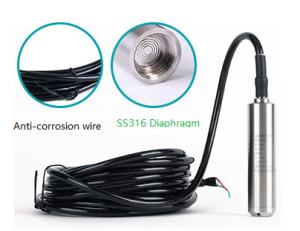 Buy cheap Hydraulic Dustproof Submersible Level Transmitter For Wide Measuring Range product