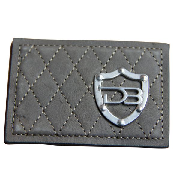Personalized Logo Embossed logo metal name plate first layer Leather Patches for Jeans