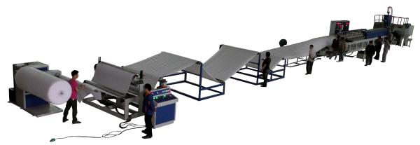 Quality PE Foam Sheet Extrusion Line JYD250 for greenhouse use for sale