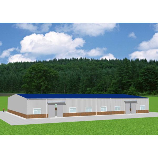 Prefabricated Steel Structure Workshop Industrial Frame Building Fireproof