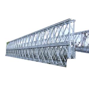 China Prefabricated Temporary Bailey Bridge Steel Structure Bridge Q345B-Q460C Grade on sale