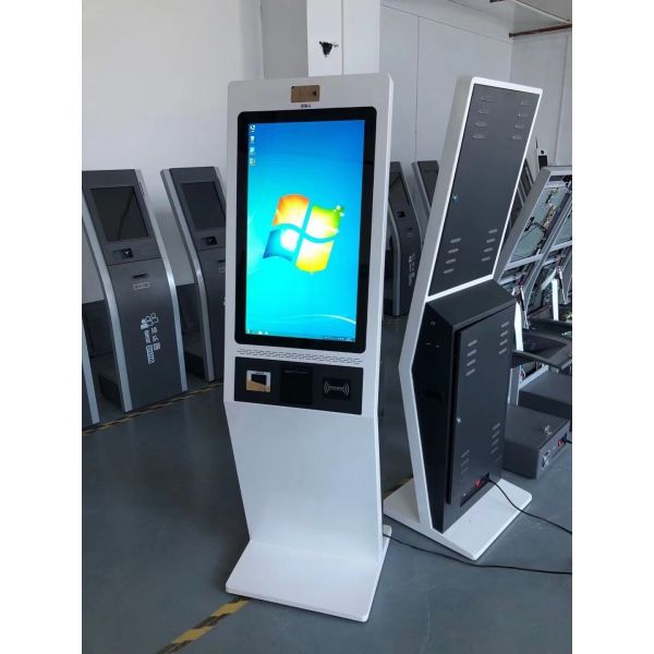 RFID Reader Infrared Digital Signage 350nits With Thermal Printer