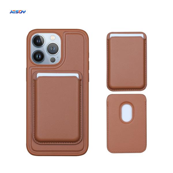 Quality Custom Leather Magnetic Card Holder Wallet Shockproof For IPhone Samsung for sale