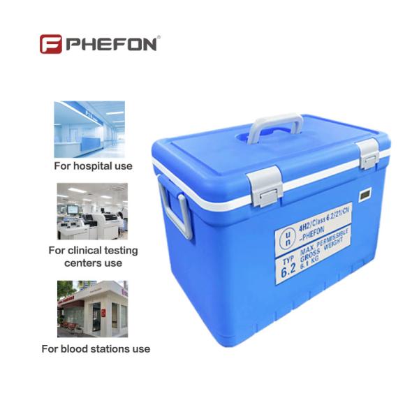 Quality Medical Cold UN2814 Box 30 Liter With PP Outer Shell And Liner for sale