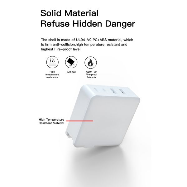 PD Compact 100W Gan Charger , USB C Wall Charger Type C Laptop