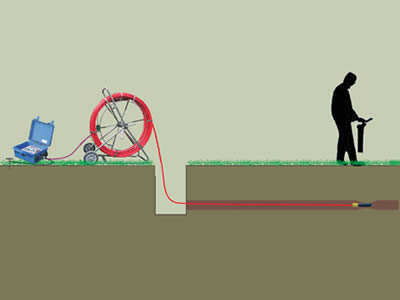 Steel Copper Wire Fiber Cable Assembly Traceable Duct Rodder For Excellent Conductivity
