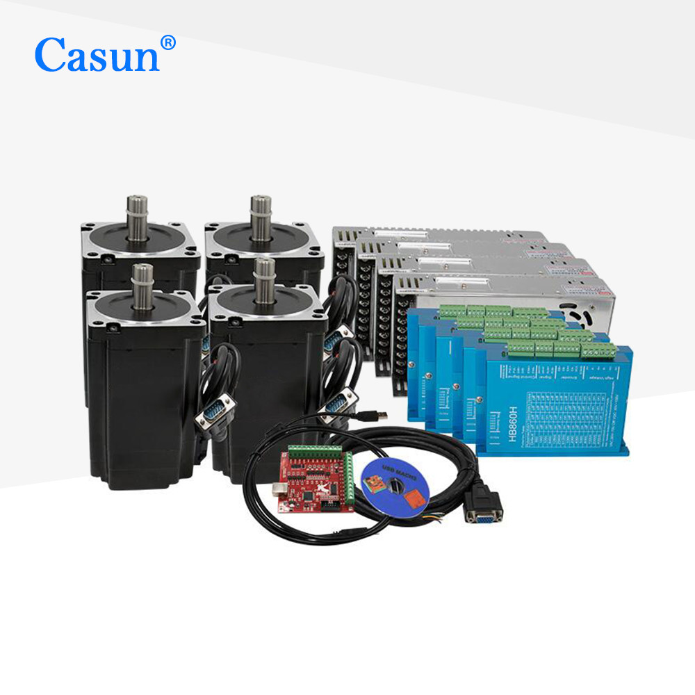 1000ppr 4N.M 60x100mm Closed Loop Step Motor Nema 24 Encoder Stepper Motor For Laser Machines