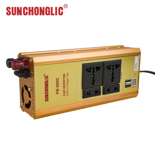 Quality 500w modified sine wave  inverter socket converter with charger for sale