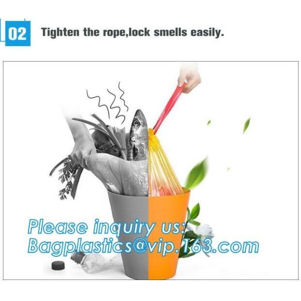 indoor/outdoor waste bags Rubbish Black Bag Trash Can Liners for Kitchen Home Bathroom Bedroom Toilet Office Rubbish Bin