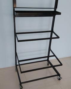 Buy cheap Mobile Flower Display 100kg Loading Capacity With Vases And Shelf product