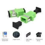 SC Fiber Optic Connector Adapter SC/UPC SM Flange Singlemode Simplex SC-SC APC