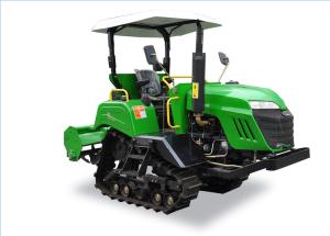 Crawler Type Small Farm Tractors , 80HP Garden Tractor Crawler 0-12Km/H Speed