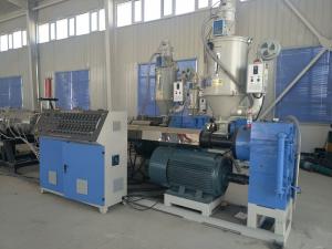 China LDPE HDPE Plastic Pipe Extrusion Line , Water PE Pipe Extrusion Machine CE ISO9001 on sale