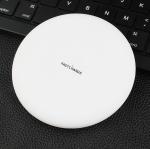 Customized Logo Printing Round Wireless Charger For Mobile Phone With USB HUB