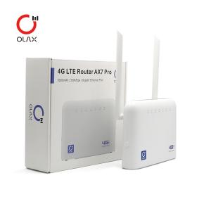 Buy cheap OLAX AX7 PRO 300Mbps CPE Wifi Router 4 LAN Port 4g Router With Sim Slot And External Antenna product