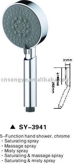 Quality SY3941 five functions portable hand shower for sale