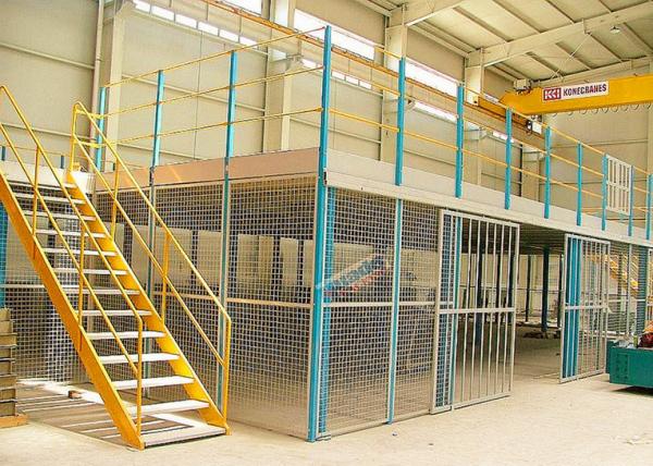 Quality Custom Rack Supported Mezzanine , Flexible Logistics Storage Multi Level Mezzanine for sale