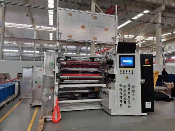 Quality SGS 12um 380 Volt 50Hz Slitter Rewinder Machine , High Speed Slitter Machine for sale