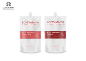 Herbal Extract Black Dye Shampoo , 500ml * 2 Black Shampoo For Grey Hair
