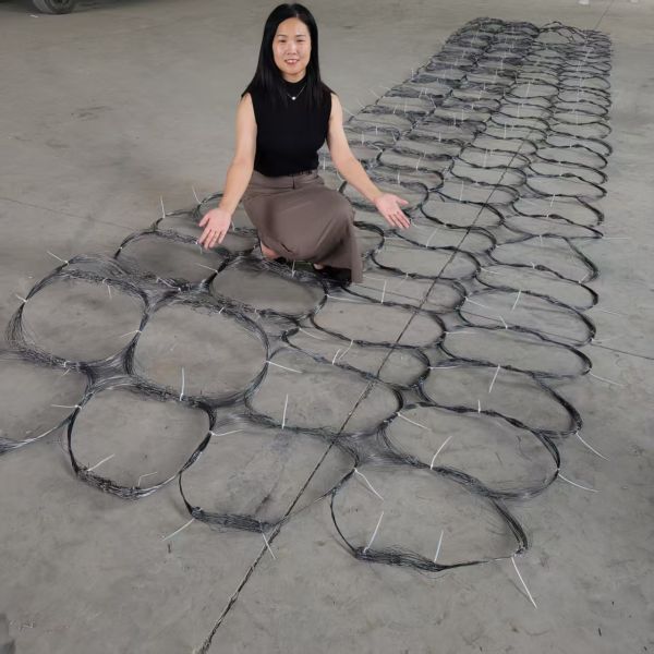 Ukraine Military Used Low Visibility Wire Anti-tank Nconspicuous Obstacles Nets Barrier