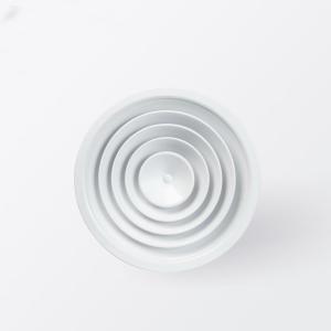 China Extruded Aluminum Round Ceiling Vent Diffuser 400mm Powder Coated on sale
