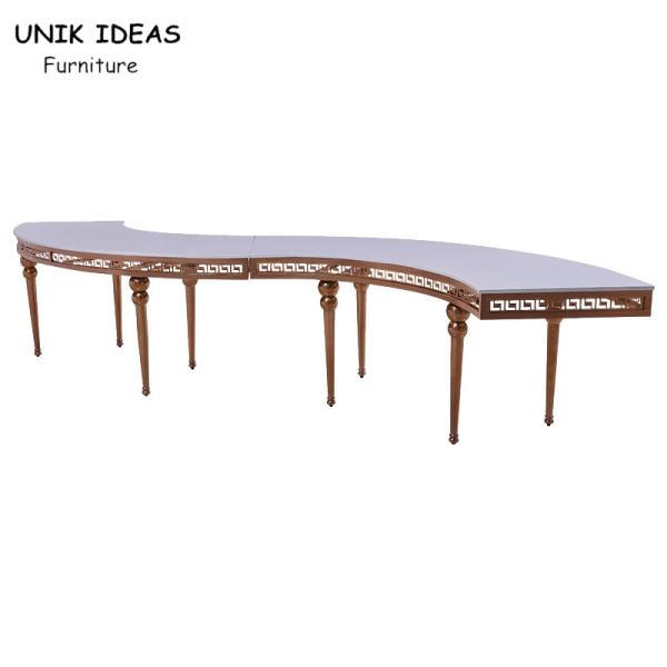 Quality Nesting Hall Round Banquet Foldable Table Circular Party Stainless Steel for sale