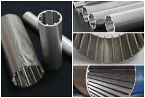 Sand Control Wedge Wire Mesh Water Well Slot Screen Tube Easy To Install