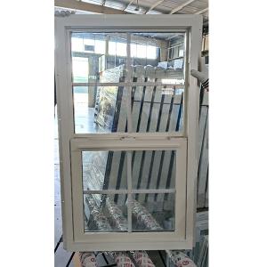 Buy cheap Sash Vertical Fixed Impact Anthracite UPVC Windows 87mm product