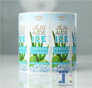 Exquisite Offset Printed Shampoo And Conditioner Bottle Labels