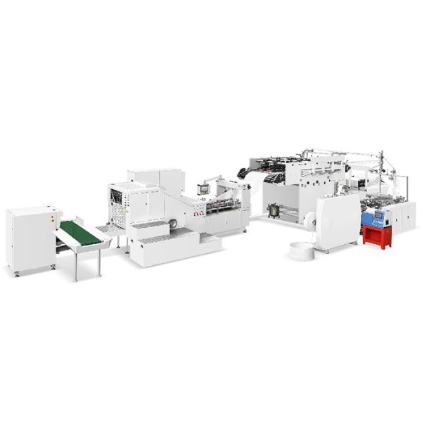 150 Pcs/Min 80-140g/M2 Paper Bag Forming Machine For Square Bottom Bag