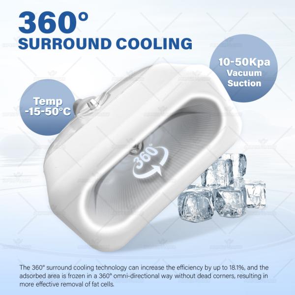 Quality Effective Cryo Slimming Machine - Cool Easily Various Cooling Settings Quick Results for sale