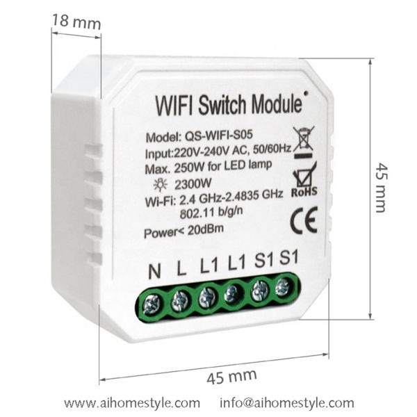 Wi-Fi Switch Module
