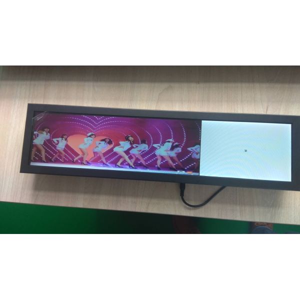 Store Shelves Stretched Bar Lcd Monitor , Ultra Wide Stretched Displays