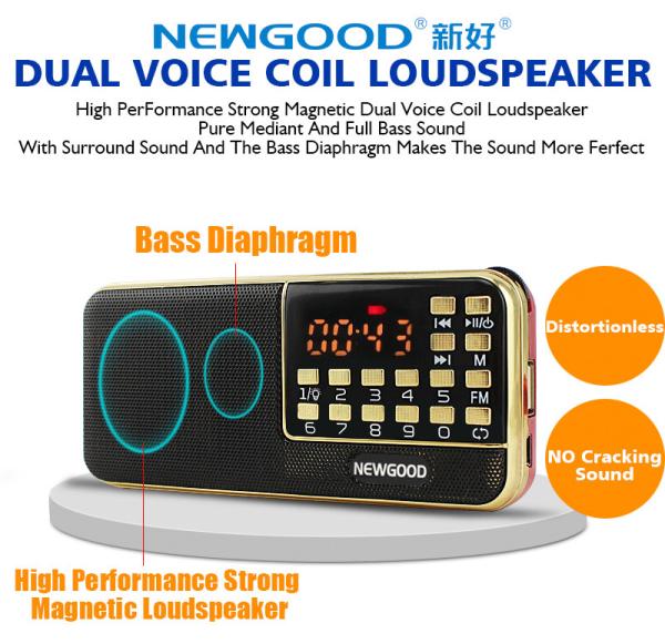 Quality Bluetooth radio led speaker with disco flashing lighting show for sale